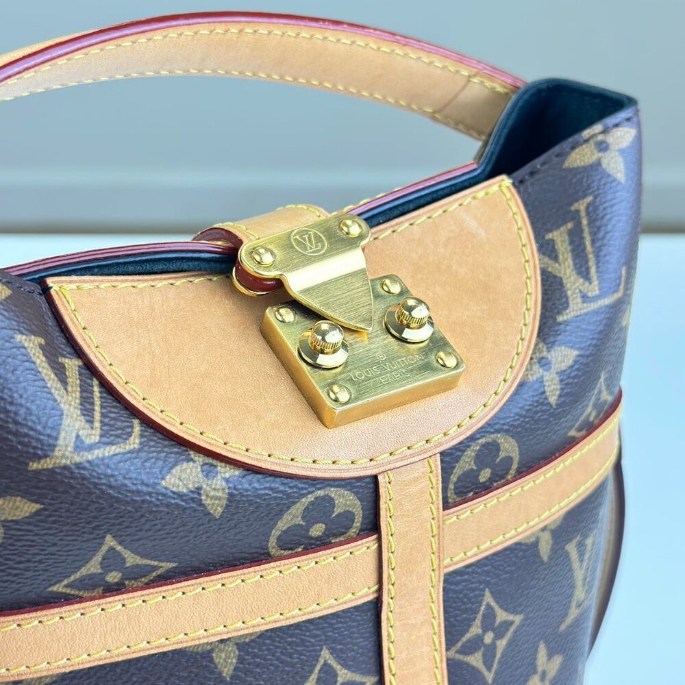 Louis Vuitton Monogram Canvas Duffle Shoulder Bag Crossbody - Picture 6 of 8